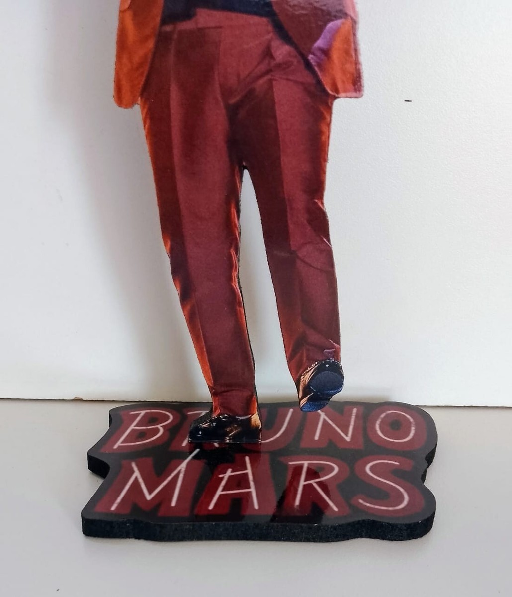 抽象的 brunomars BRUNO MARS - WOOD FIGURE - MDF Fibreboard - Size 20 cm