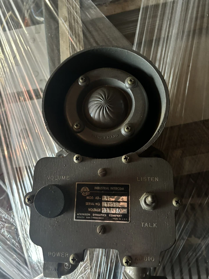 Atkinson Dynamics AD-27 Intercom USED - Image 2 of 4