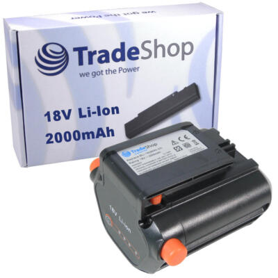 Trade-Shop Premium AKKU 18V 2000mAh Li-Ion ersetzt Gardena 9840-20 5ICR18/65