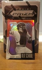 2021 Panini Prizm Johnny Bench Old School Insert Red White Blue Prizm Reds
