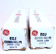 lot of two 2 EGJ Stage/Studio quartz lamp -1,000 watt 3200 K / 120 volt -new