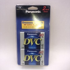2 Pack Mini DV Panasonic DVC Tapes SP 60MIN LP  80MIN AY-DVM60EJ2V Sealed  New