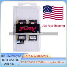 16 GB Memory Kit (2x 8GB) 260Pin DDR4 SO-DIMM 3200MHz Laptop Ram KF432S20IBK2/16