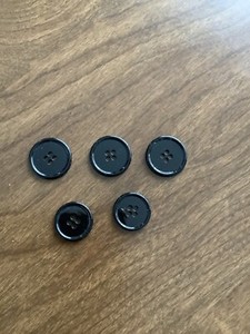 DOLCE &GABBANA 5 BLACK BOTTONS