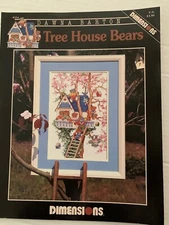 Dimensions “Tree House Bears”Counted Cross Stitch Pattern Dawna Barton 234