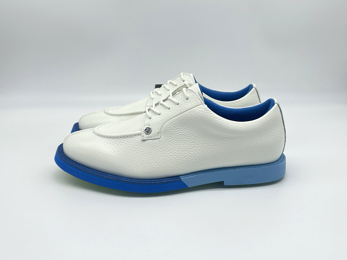 G/FORE ゴルフシューズ ホワイト/ブルー G/FORE Two Tone Split Toe Gallivanter Men's Size 11.5 White Blue