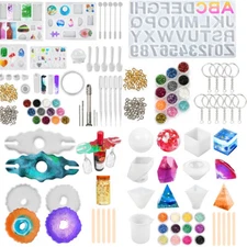 Resin Molds Silicone Kit Epoxy Resin Molds Ashtray Coasters Candles Jewelry Mold
