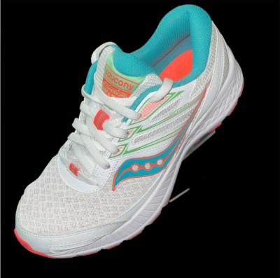 Saucony Womens Cohesion 13 S10559-13 White Running Shoes Sneakers Size 7.5