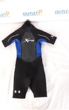 XPS Bass Pro Wetsuit Aqualite Flex for Kid Size XS Black Blue 2/2