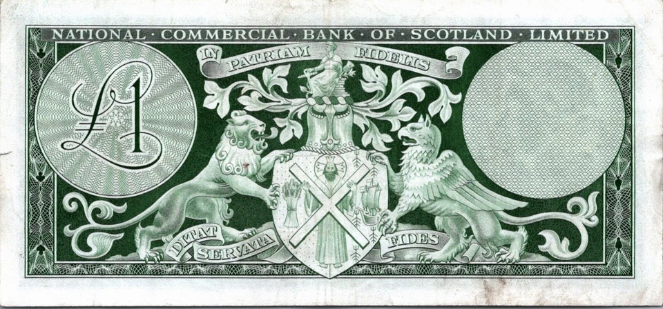 Scotland 1 Pound 1963 Pick # 271a - Image 2 of 3