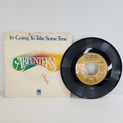 CARPENTERS - IT'S GOING TO TAKE SOME TIME / Flat Baroque - 45 Vinyl A&M SP-1351