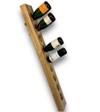 Weinregal massives Holzregal hochwertig Platz für 9 Flaschen ‎6 x 13 x 113 cm