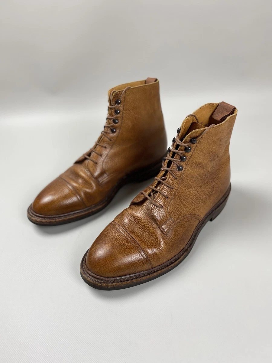 Crockett & Jones men’s leather derby shoes boots size UK 8