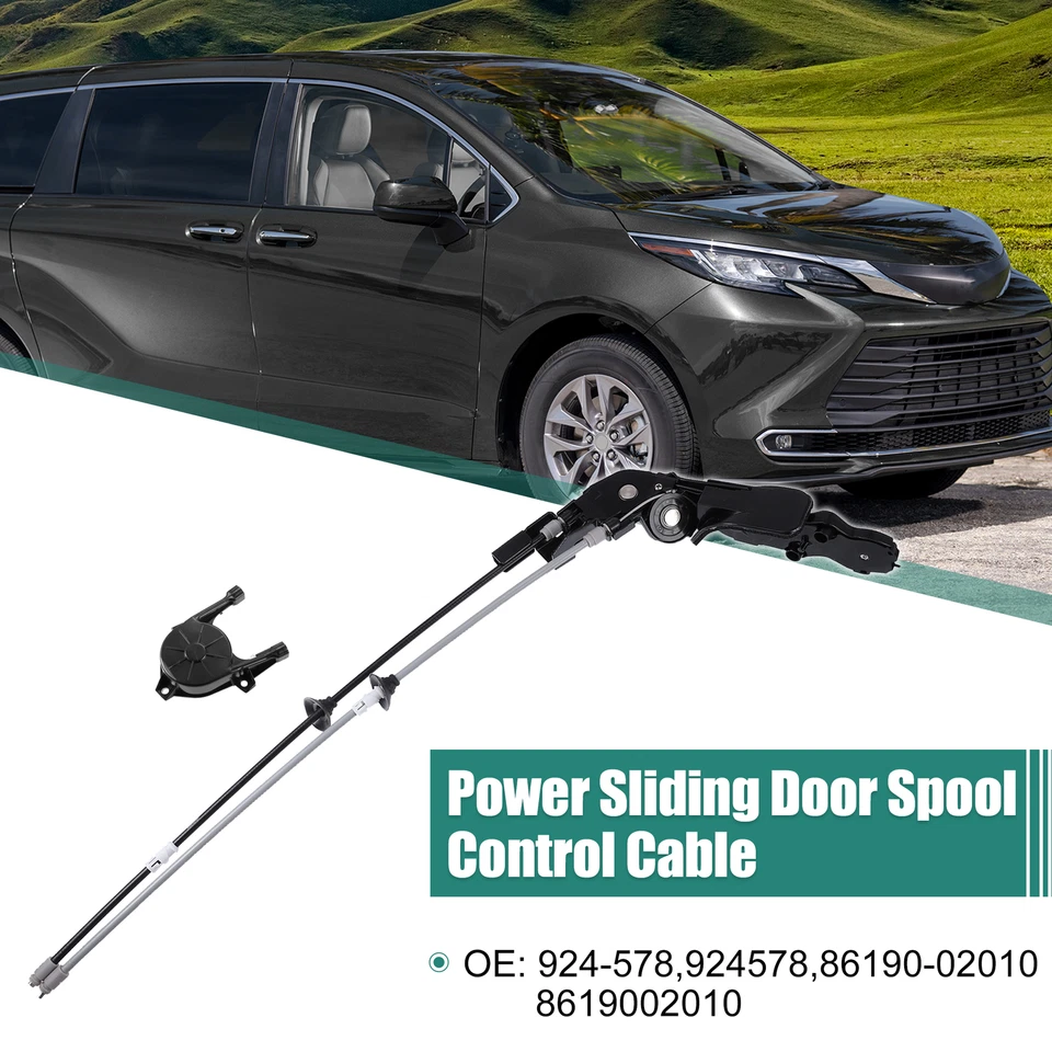 1 Set Left Side Power Sliding Door Spool Control Cable for Toyota Sienna Foto 2 de 4
