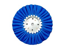 Automann 562.W1003BU Treated Airway Buffing Wheel 8" Blue 16 Ply  3,800 RPM Max