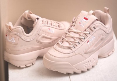 fila light pink shoes