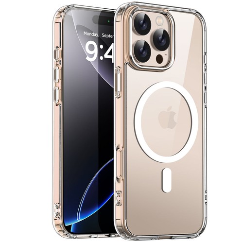 Shockproof MagSafe Case for iPhone 16 15 14 13 12 Pro Max Plus Clear Phone Cover - Picture 114 of 131