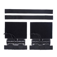 Tactical Molle Quick Disconnect Buckle Plate Hook  Loop Vest Cummerbund Adapter