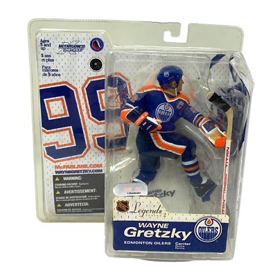 Mcfarlane NHL Wayne Gretzky Edmonton Oilers Blue Jersey Legends