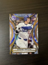 Shohei Ohtani 2025 Topps Tribute Gold Holo /75 #46 SP Los Angeles Dodgers MVP
