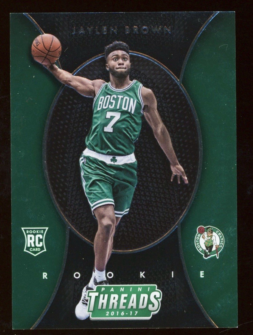 2016-17 Panini Threads Micro Etch Rookie Jaylen Brown Boston Celtics Card #270