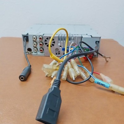 Alpine CDE-145J 1DIN Car Audio CD Receiver USB AUX Input Tested