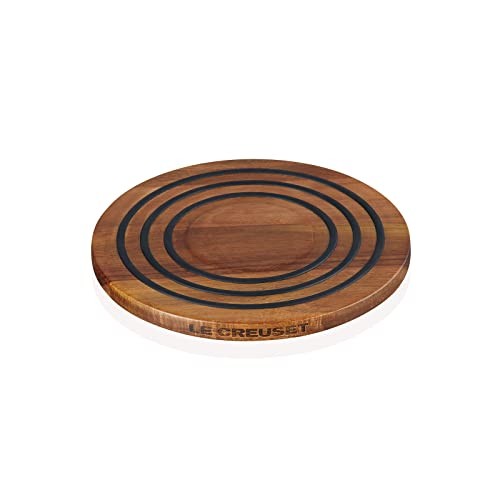 Le Creuset Acacia Wood Magnetic Trivet (Official Japanese Product