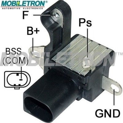 Lichtmaschinenregler MOBILETRON VR-H2005-183 12V B-Circuit Test Adaptor COM01