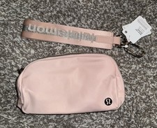 Lululemon Bundle Pink mist/Silver Beltbag And Never lost Keychain. Sold Out