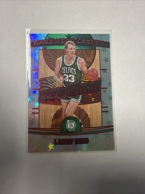 2024-25 Panini Revolution - Larry Bird #18 Hardwood Legacy Red Astro 225/299