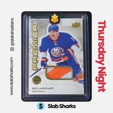 2024 UPPER DECK PREMIER #47 BO HORVAT MEMORABILIA GOLD PATCH /25