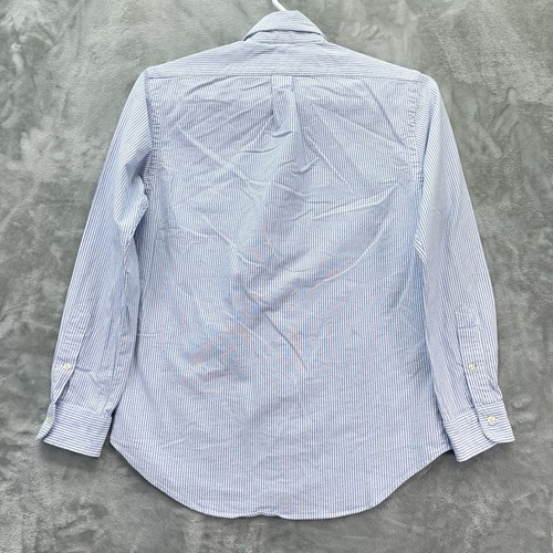 Ralph Lauren shirt Men size medium slim fit stretch oxford stripe work office - Picture 3 of 15