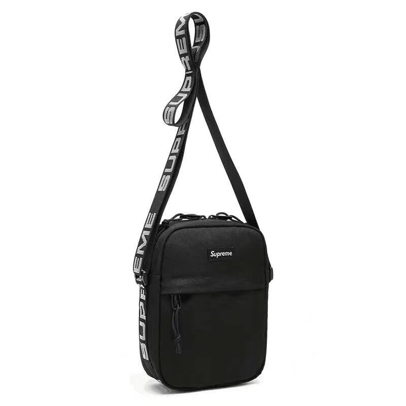 Supreme Shoulder Bag (SS18) Streetwear Black Cordura Brand Fabric