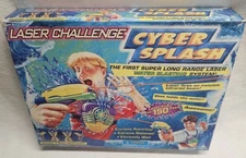 Vintage 1998 Laser Challenge Cyber Splash Lazer Water Tag Gun NEW NIB 150 FEET