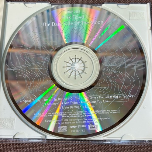 PINK FLOYD The Dark Side Of The Moon JAPAN CD TOCP-7652 2A2 TO w/ OBI 1993 issue - Picture 5 of 21