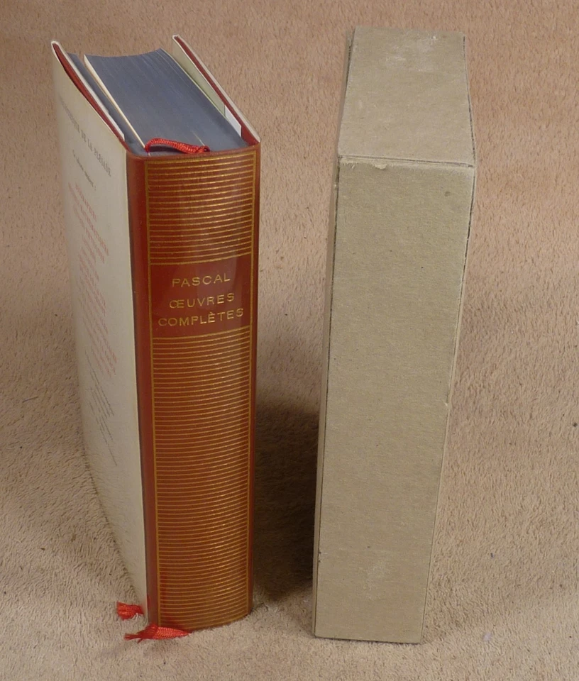 LA PLEIADE : PASCAL / OEUVRES COMPLETES - 1980 (JACQUES CHEVALIER) - Photo 4/4