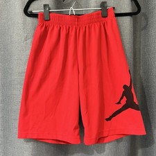 Nike Air Jordan Jumpman Graphic Shorts Youth Black/Red, Size L 12-13