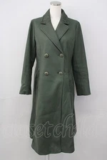 Axes Femme Classic Long Coat Green L Rare and Limited