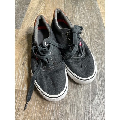 Levis Sneakers Mens 7 Black Good Denim Low Top Lace Up 51764841A-MENS