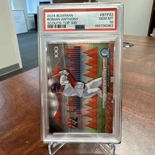 2024 Bowman - Bowman Scouts Top 100 Roman Anthony #BTP-22 (RC)