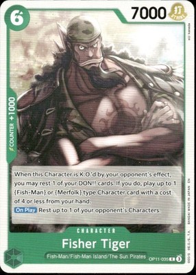 FISHER TIGER OP11-035 A FIST OF DIVINE SPEED C ONE PIECE