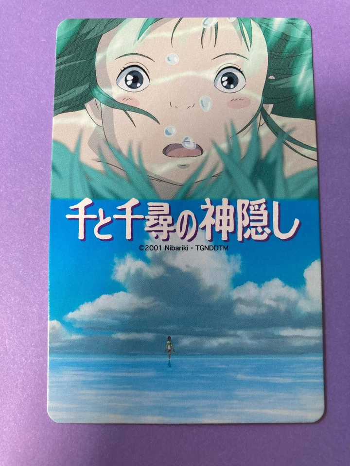 Spirited Away Playing Cards Ghibli No Face 8 of Clubs 2001 NIBARIKI Japanese F/S - Image 4 of 4