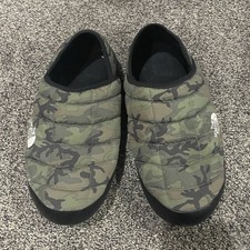 The North Face ThermoBall Traction Mule Men's Camo Slip-On Slippers Green/Black
