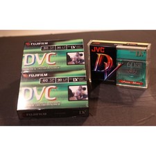 Fujifilm DVC 2 1 JVC dvc Tapes 60 Minutes Model DVM 60 H 