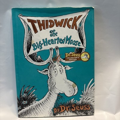 Dr. Suess Thidwick the Big-Hearted Moose w/Protective sleeve Kohls Cares