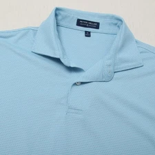 Peter Millar Polo Shirt Mens Medium Crown Crafted Quintet Performance No Logo