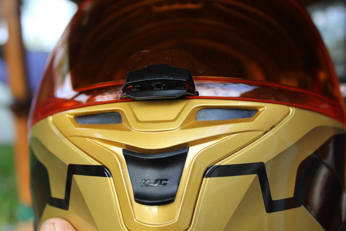 hjc iron man helmet price RARE Iron Man HJC, Official Marvel, motorcycle helmet Extra large w bag