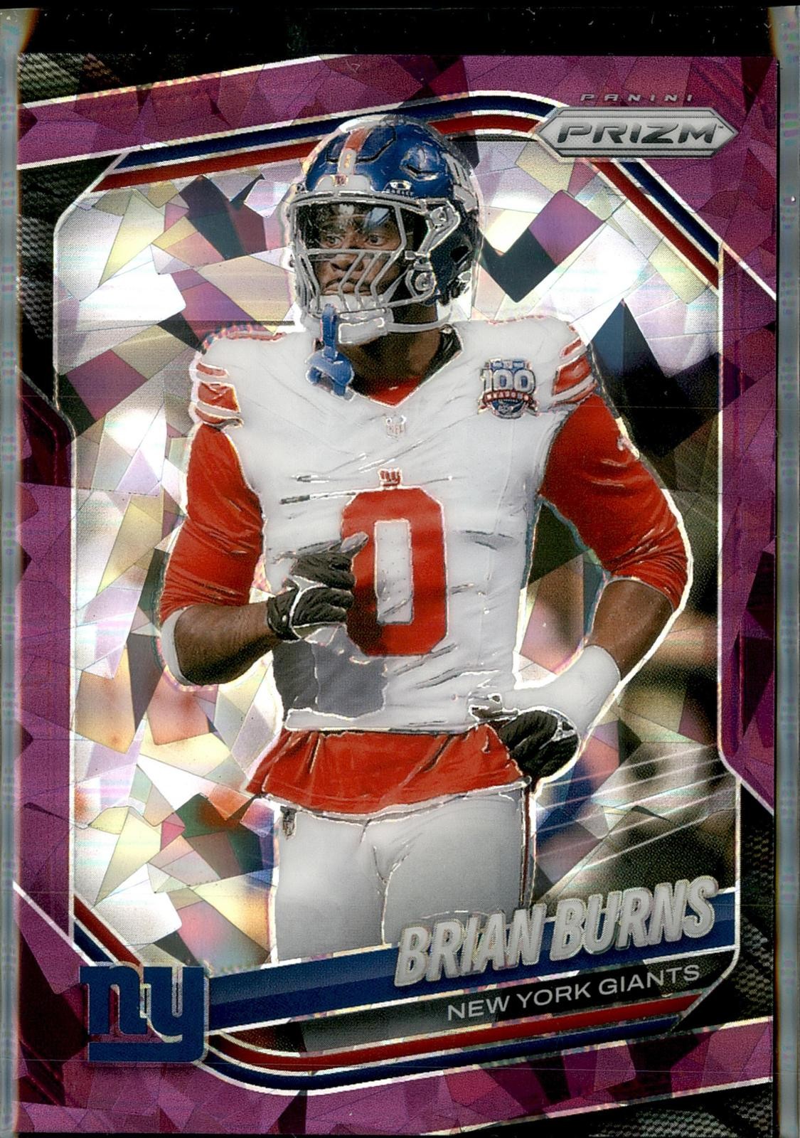 2025 Panini Prizm #147 Brian Burns Purple Ice #/225