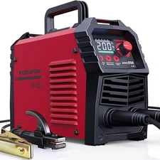 Arccaptain Stick Inverter Welder, Large LED Display ARC200 Welding Machine 