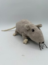 IKEA Gosig Ratta Gris Beige 9" Ratón Rata Niños Roedor Peluche Etiquetas Cortadas